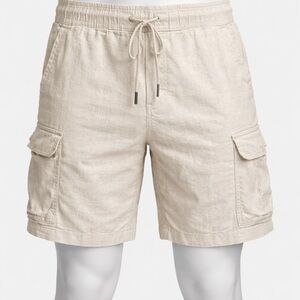 Kenneth Cole Light Beige Cargo Shorts